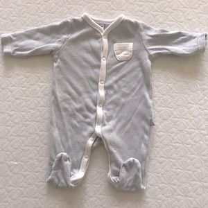 3/$20 MORI footed onesie